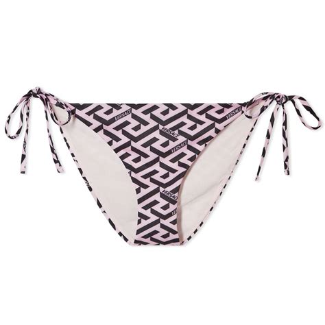 versace print bikini|versace greca bikini bottoms.